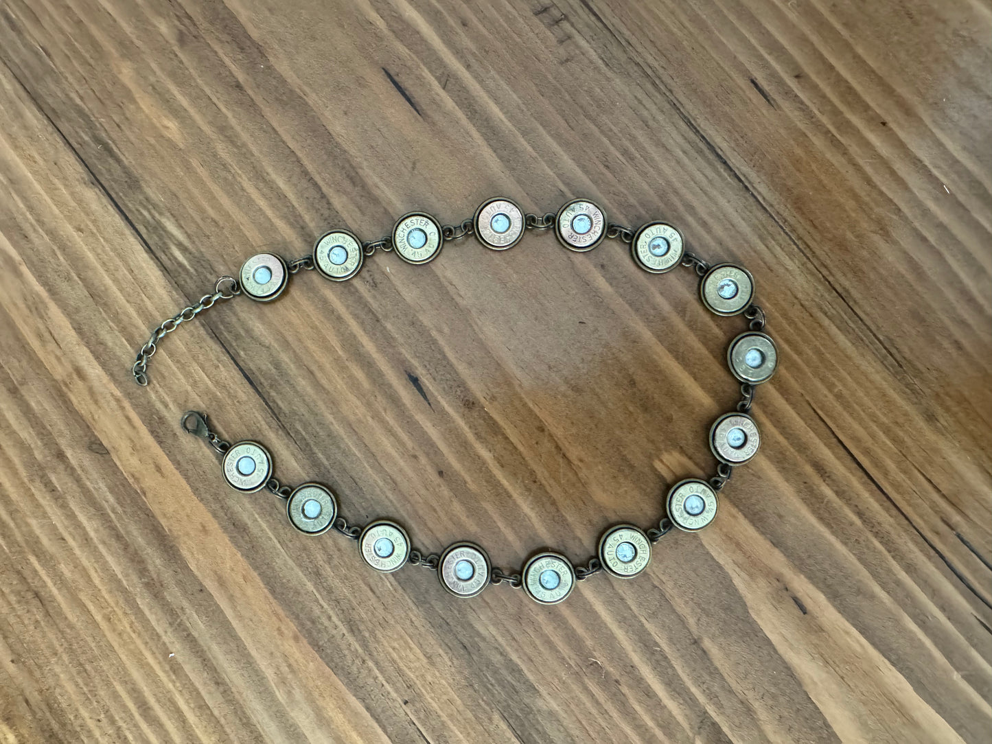 Brass Bling Necklace