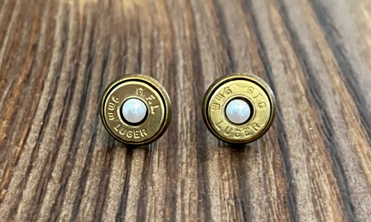 9mm Stud earring with pearls