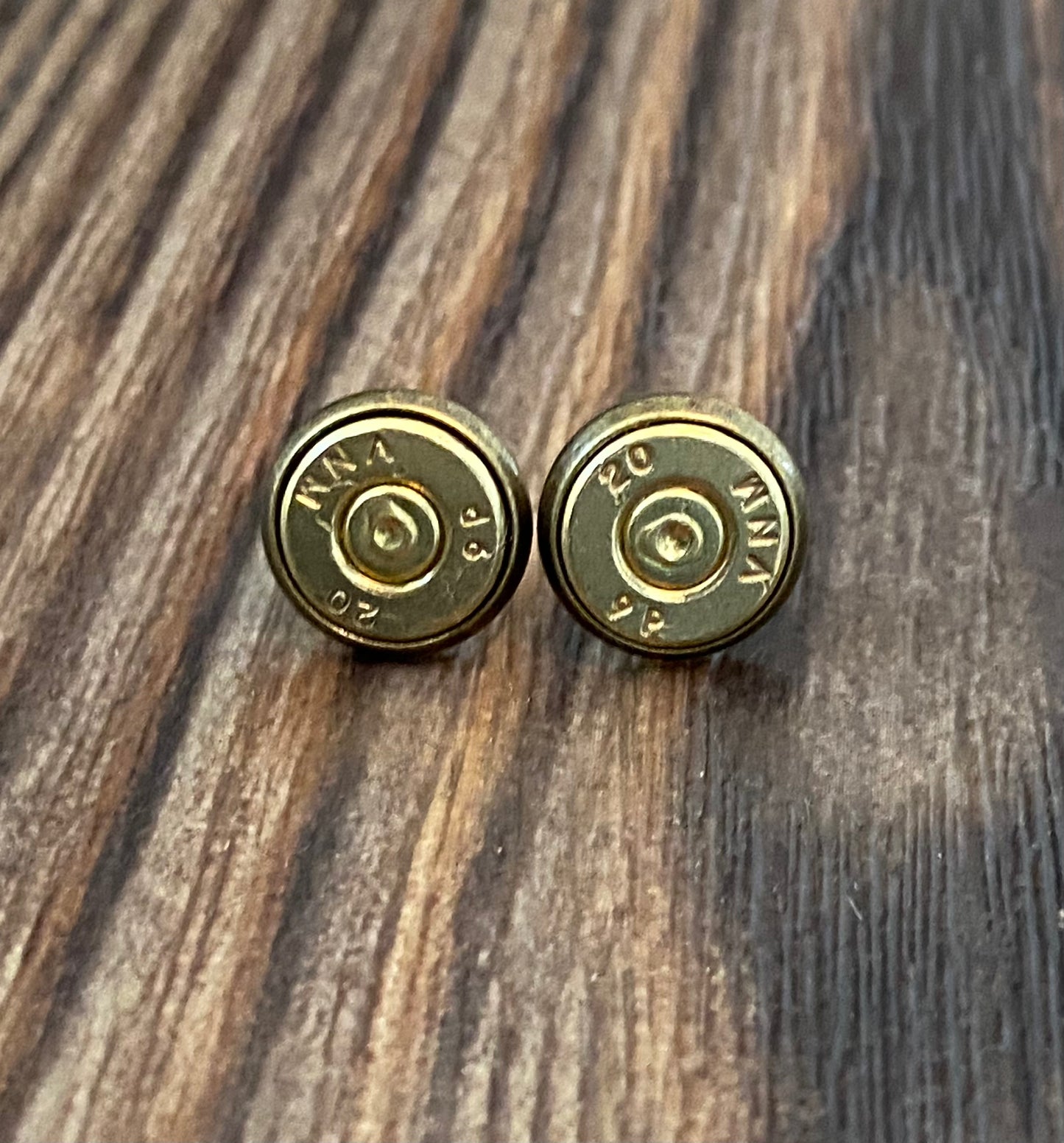9mm Gold primer stud earring