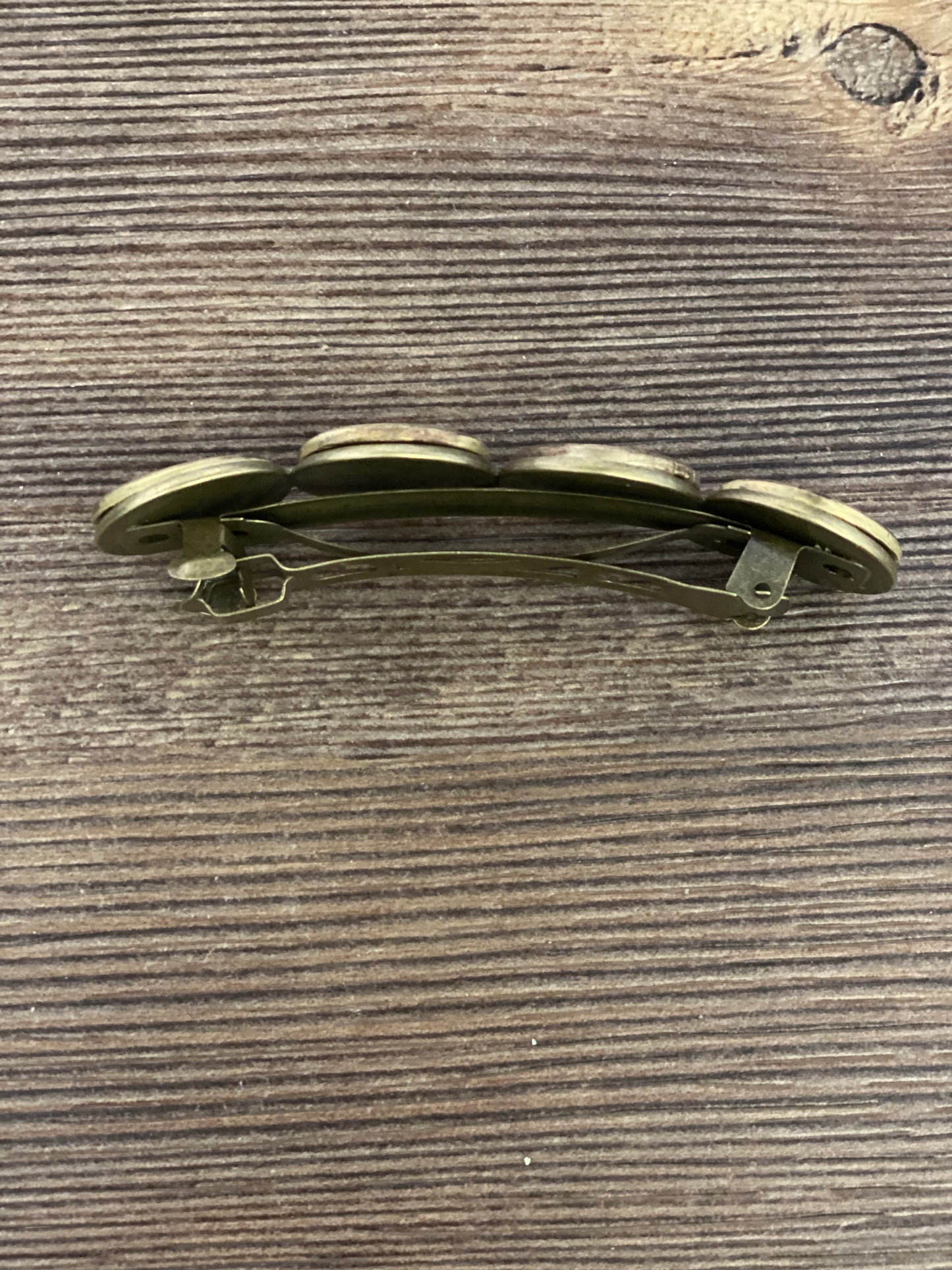 Rustic Brass Hair Barrette (LG)