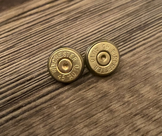 .45 Stud earrings with gold primer